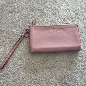 Pink coach wallet